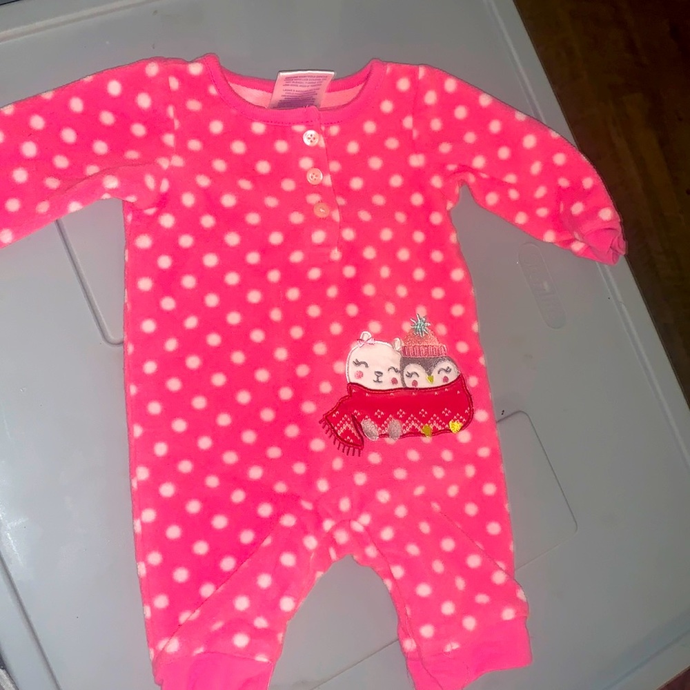 Pink footie